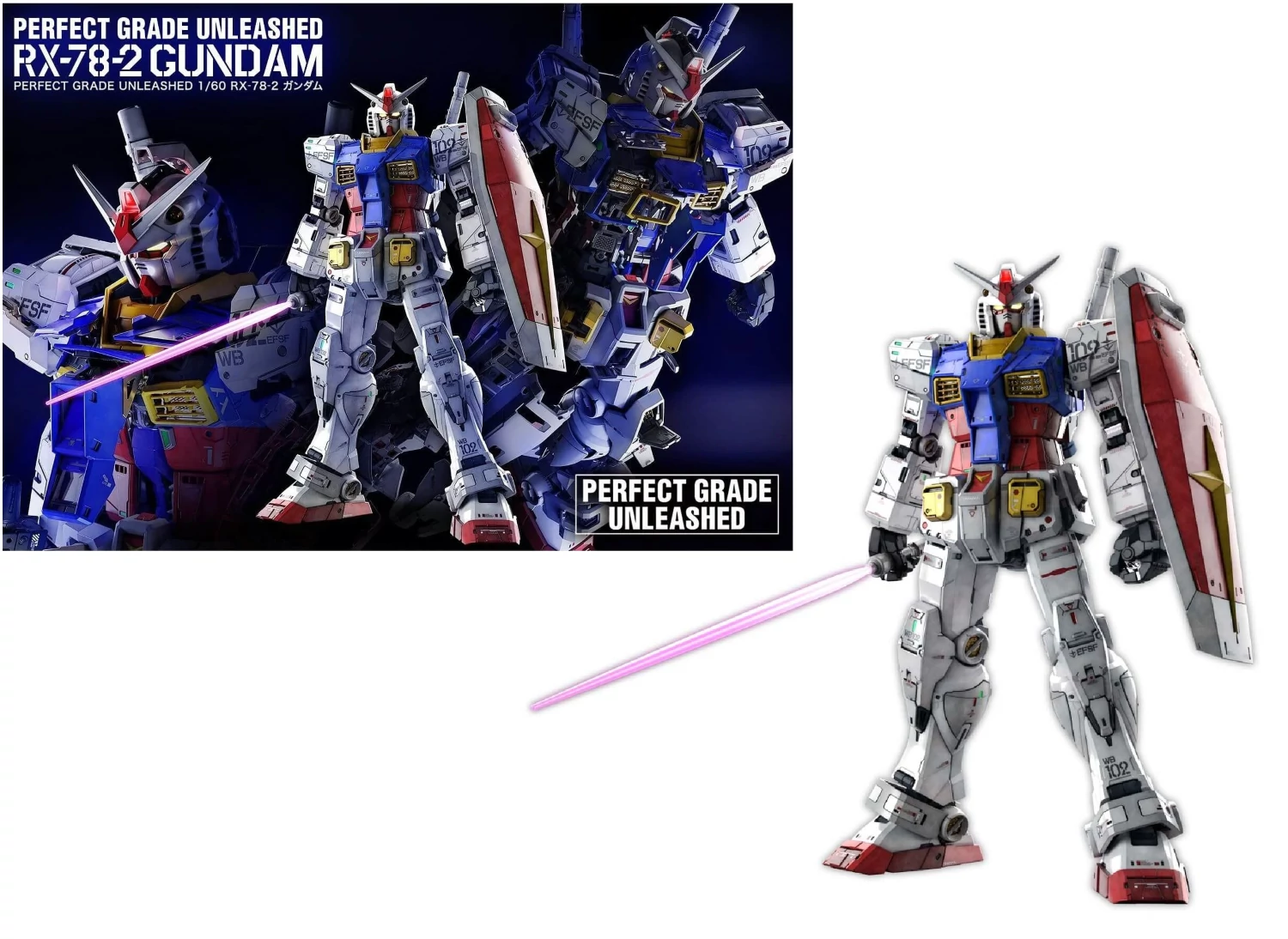 Gundam Model Kit - PG Unleashed 1/60 Gundam RX-78-2