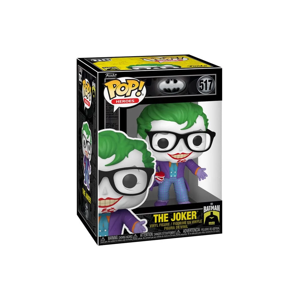 Batman 85th Anniversary POP! Movies Vinyl Figure The Joker w/Teeth 9 cm #517