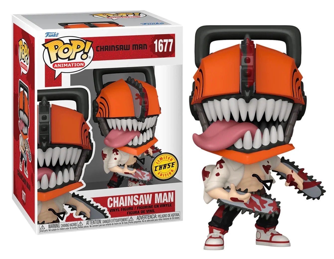 Chainsaw Man POP! Figura - Chainsaw Man #1677 (CHASE)