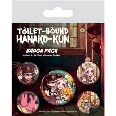 Toilet Bound Hanako-Kun Kitűző Szett - Characters (5db)