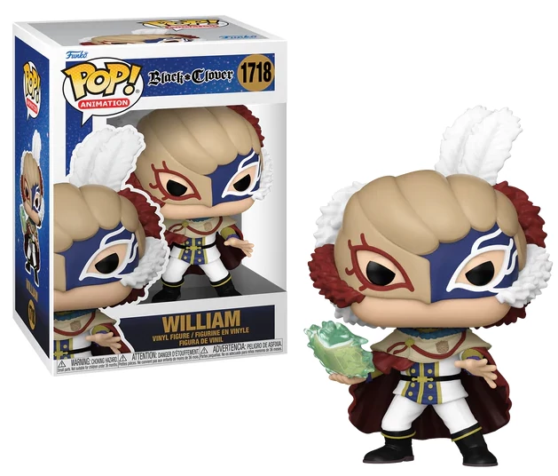 Black Clover POP! Figura - William 9 cm #1718