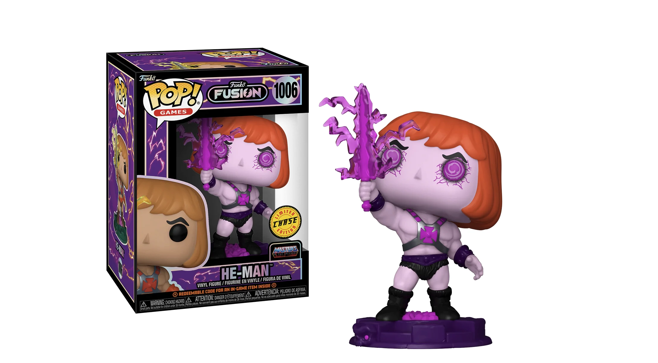 Funko Fusion POP! Figura - He-Man 9 cm (CHASE) #1006