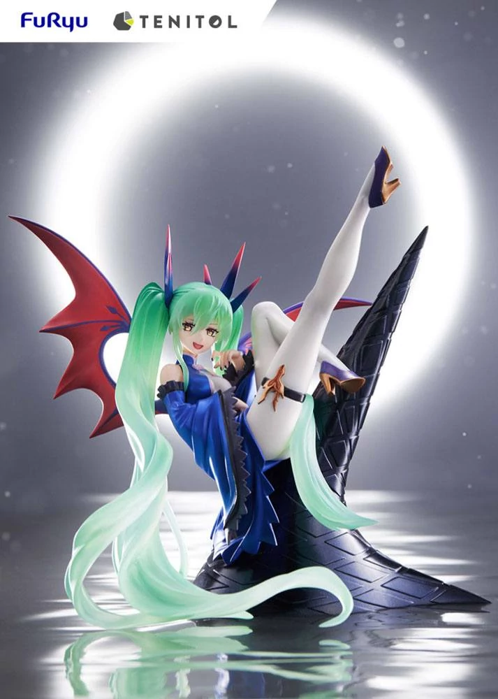 Hatsune Miku Tenitol PVC Szobor - Hatsune Miku Dark 17 cm