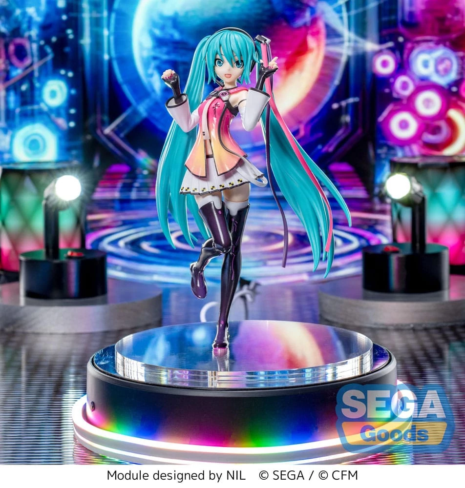 Hatsune Miku Series Luminasta PVC Szobor - Project DIVA MEGA39's Hatsune Miku - Star Voice 18 cm