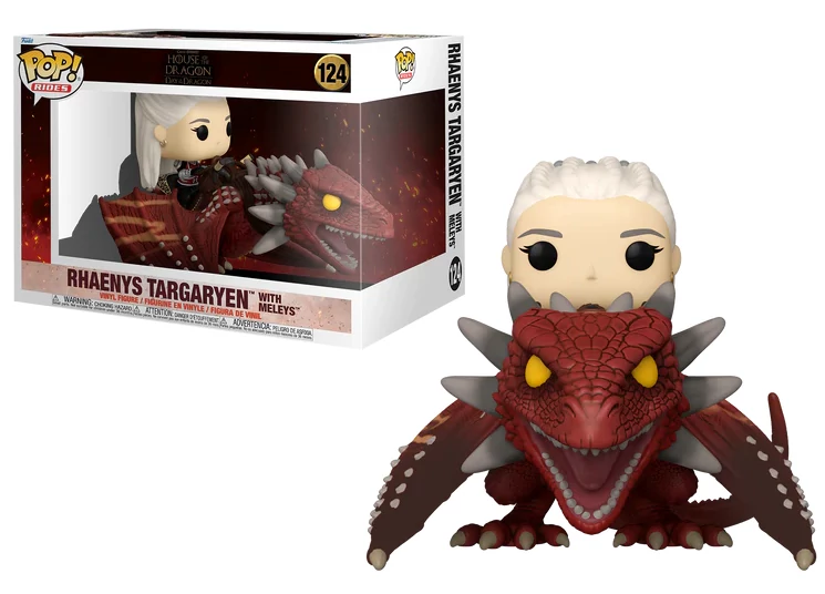 House of the Dragon POP! Rides Deluxe Figura - Rhaenys with Meleys #124