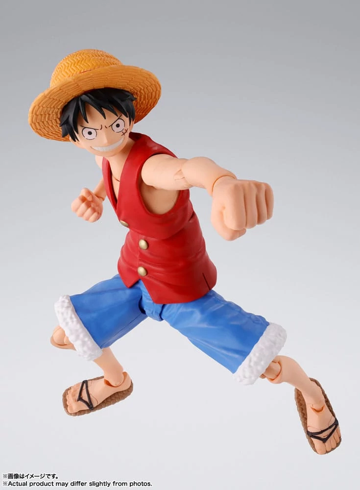 One Piece S.H. Figuarts Akciófigura - Monkey D. Luffy Romance Dawn 15 cm