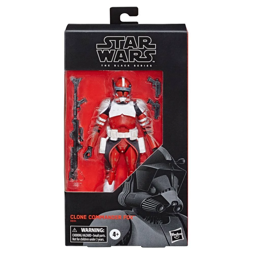 Star Wars The Clone Wars Black Series Akciófigura - Clone Commander Fox 15 cm