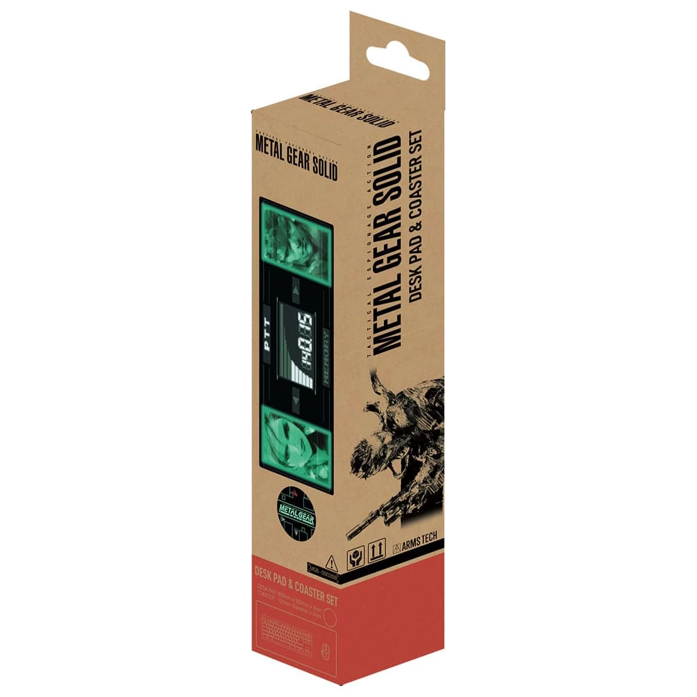 Metal Gear Solid Egérpad és Poháralátét Szett - Solid Snake x Raiden  Limited Edition