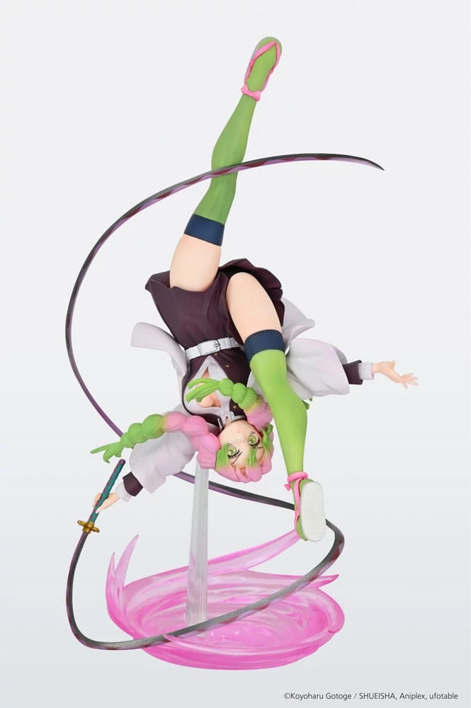 Demon Slayer: Kimetsu No Yaiba Aerial PVC Szobor - Mitsuri Kanroji