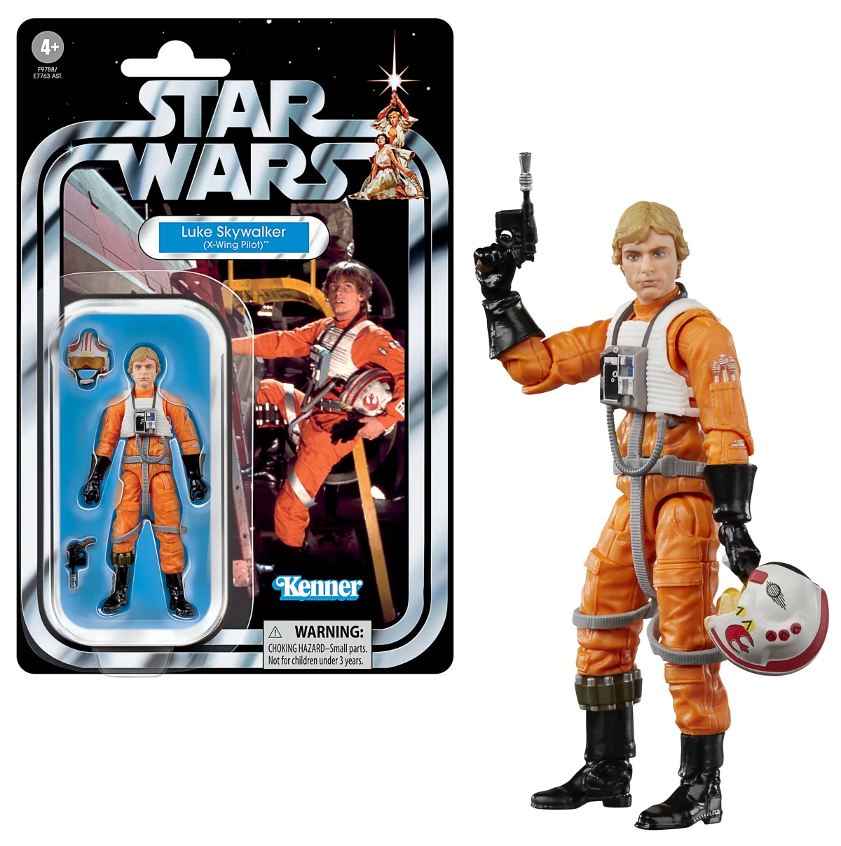 Star Wars Vintage Collection Akciófigura - Luke (X-Wing Pilot) 10 cm *SÉRÜLT CSOMAGOLÁS*