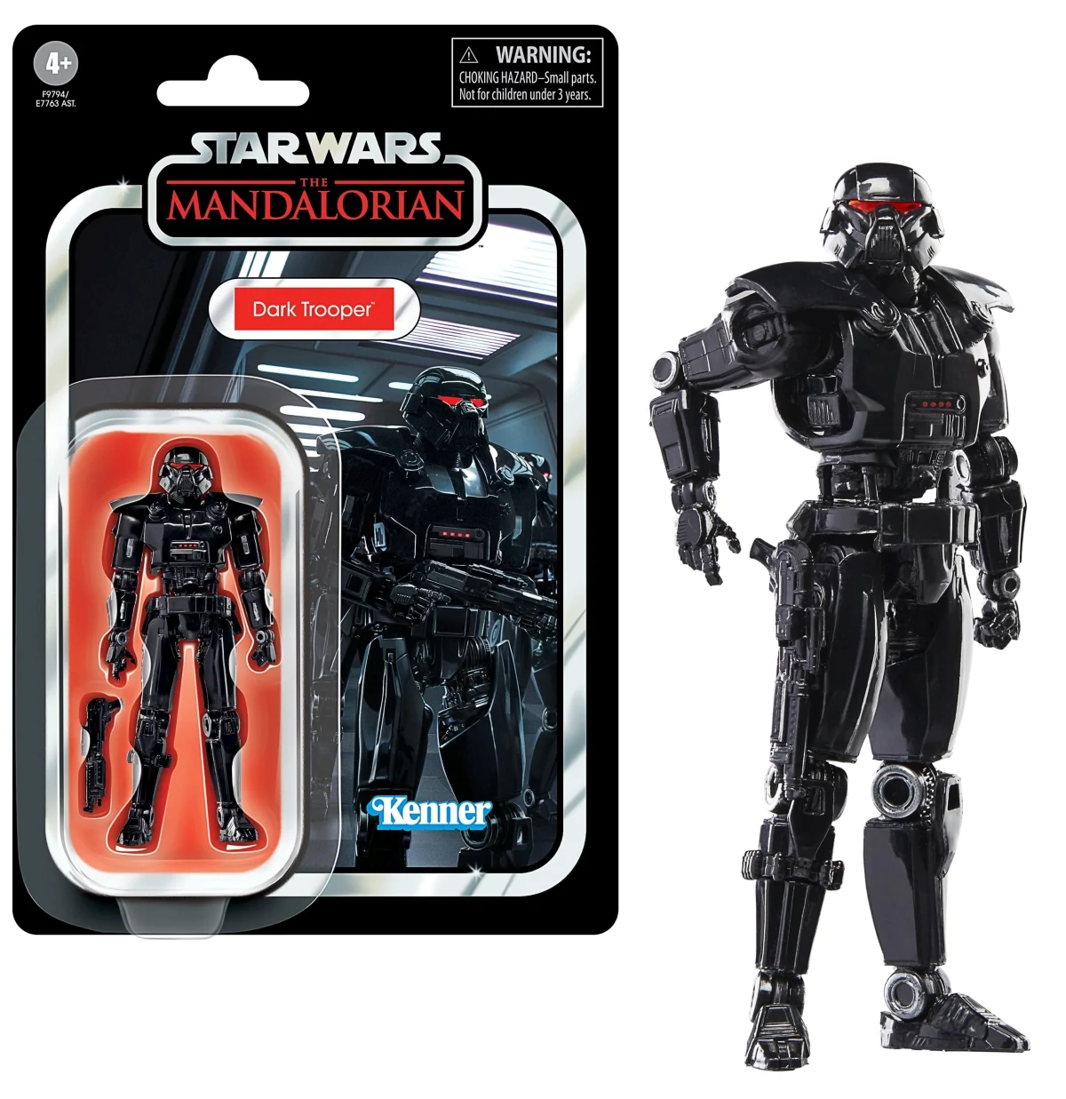 Star Wars: The Mandalorian Vintage Collection Akciófigura - Dark Trooper 10 cm