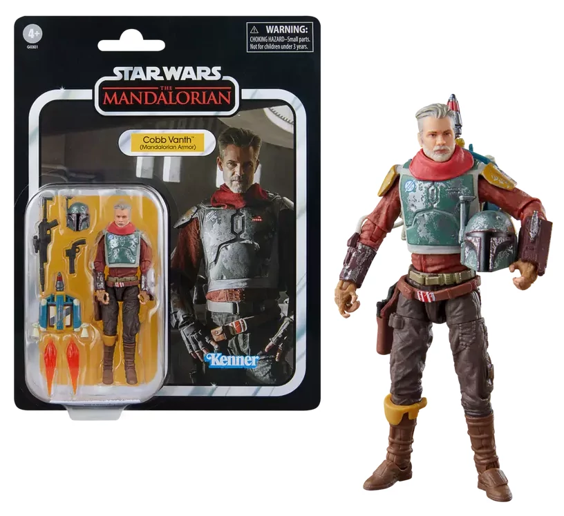 Star Wars: The Mandalorian Vintage Collection Akciófigura - Cobb Vanth (Armor) 10 cm