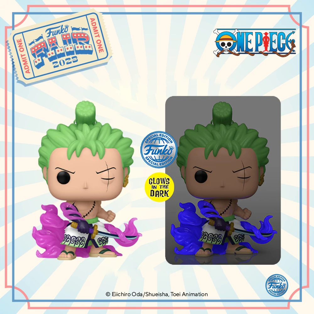 One Piece POP! Vinyl Figura - Zoro w/ Enma (GW) Exclusive 9 cm #1288