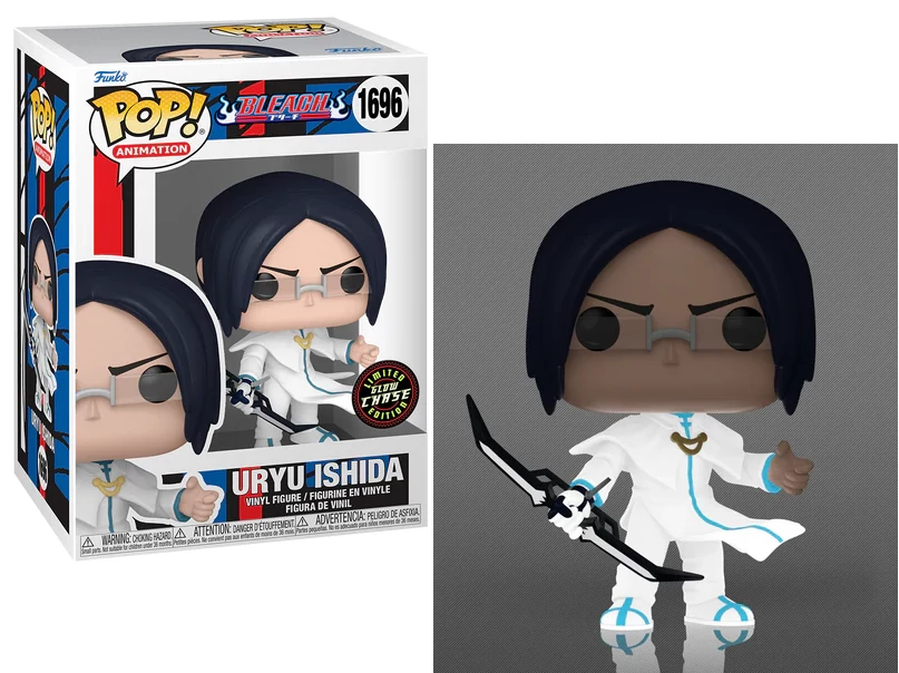Bleach POP! Animation Figura - Uryu Ishida (GW) 9 cm #1696 (CHASE)