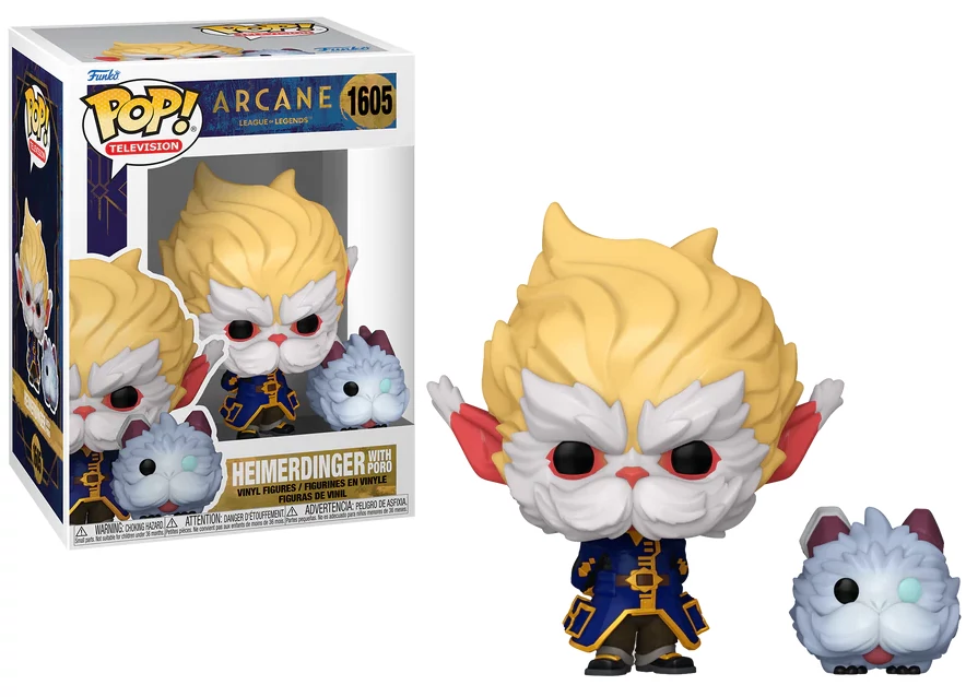 Arcane Funko POP! TV Figura - Heimerdinger with Poro 9 cm #1605