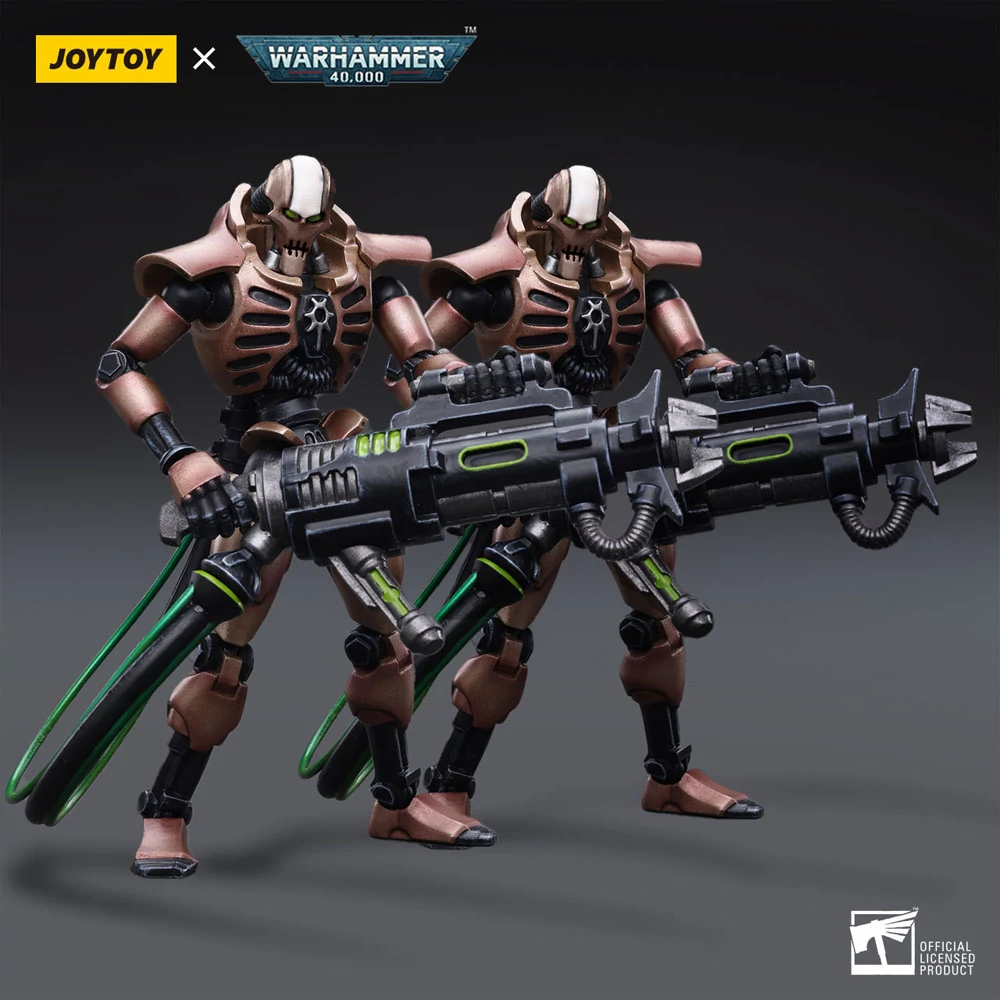 Warhammer 40k  Akciófigura - 2-Pack 1/18 Necrons Szarekhan Dynasty Immortal with Tesla Carbine 11 cm