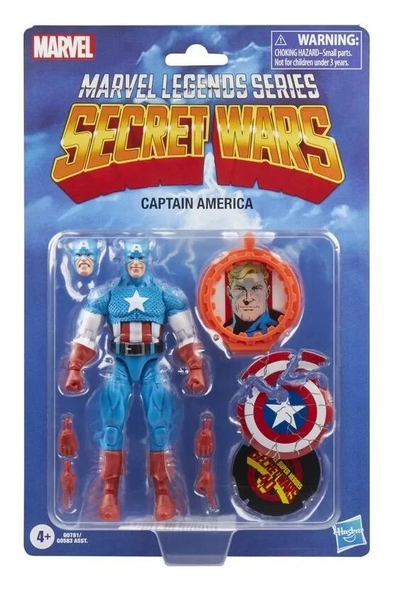 Marvel Legends Retro Akciófigura - Captain America -  15 cm