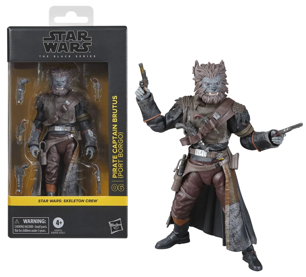 Star Wars: Skeleton Crew Black Series Akciófigura - Pirate Captain Brutus 15 cm