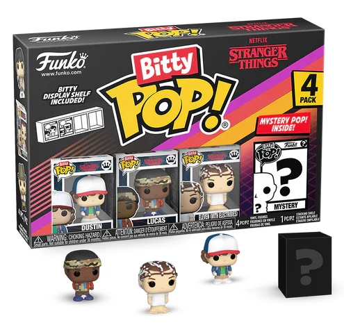 Stranger Things Bitty POP! Figurák - Dustin 2,5 cm