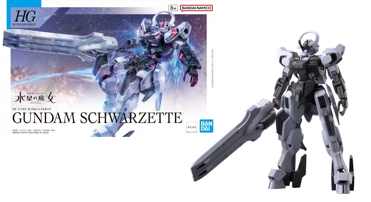 Gundam The Witch From Mercury Modell - Gundam Schwarzette HG 1/144