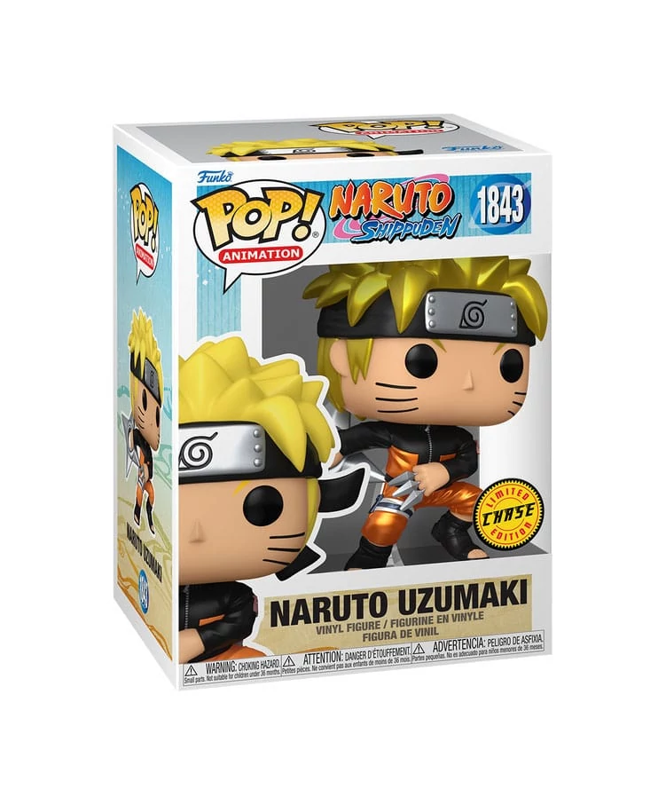 Naruto Shippuden POP! Animation Figura - Naruto 9 cm #1843 (CHASE)
