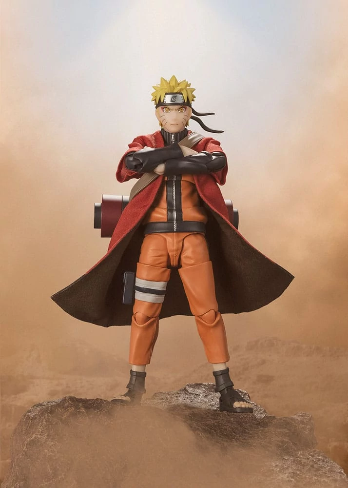 Naruto Shippuden S.H. Figuarts Akciófigura - Naruto Uzumaki (Sage Mode) - Savior of Konoha 15 cm