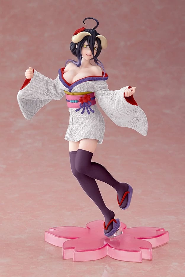 Overlord IV Coreful PVC Szobor - Albedo Sakura Kimono Ver. Renewal Edition 20 cm