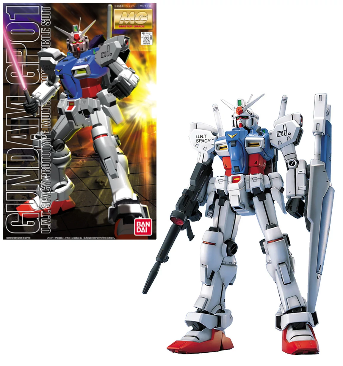 Gundam Modell - MG 1/100 Gundam GP01