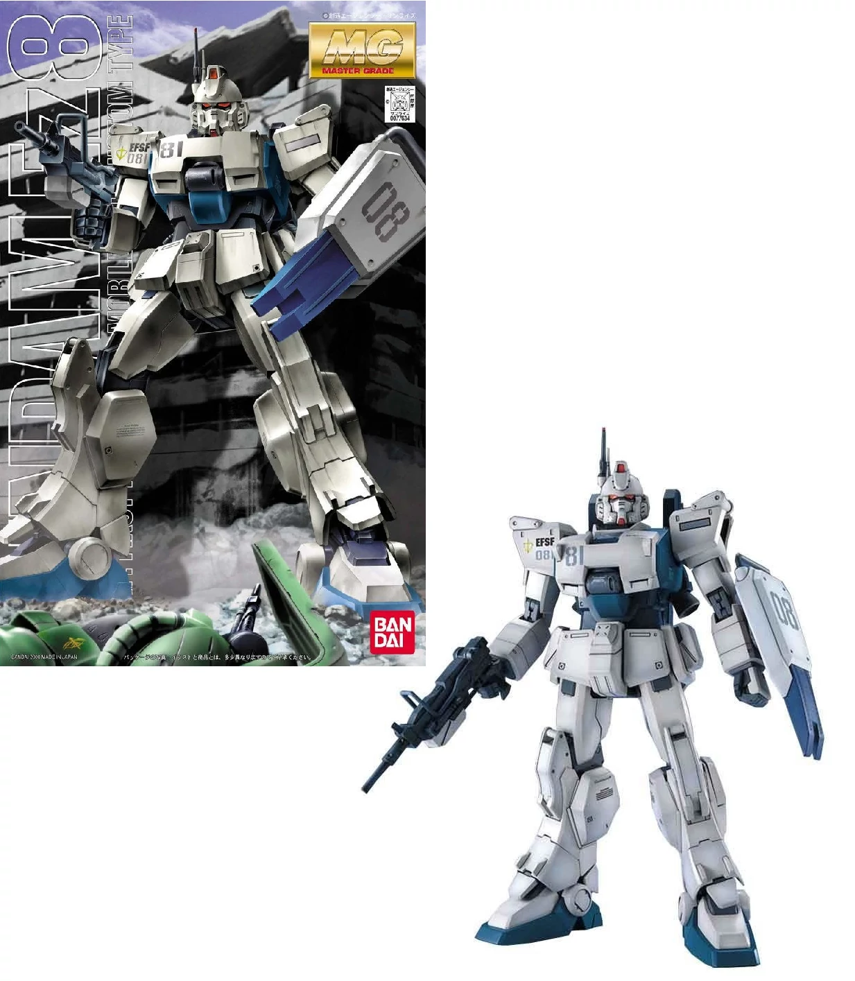 Gundam Modell - Master Grade - RX-79 Gundam EZ8 - 18 cm