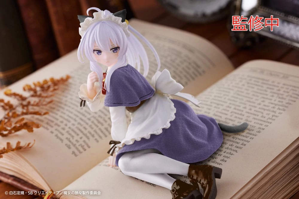 Wandering Witch: The Journey of Elaina PVC Szobor - Elaina Cat Maid Ver. Renewal Edition 18 cm