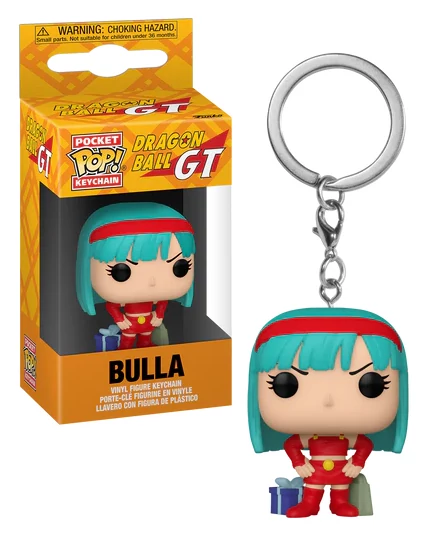 Dragon Ball GT Funko Pocket POP! Animation Kulcstartó - Bulla 4 cm