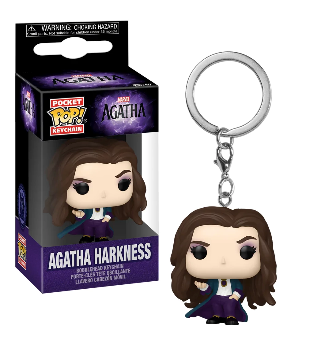 Marvel Agatha Pocket Pop Kulcstartó - Agatha 4 cm