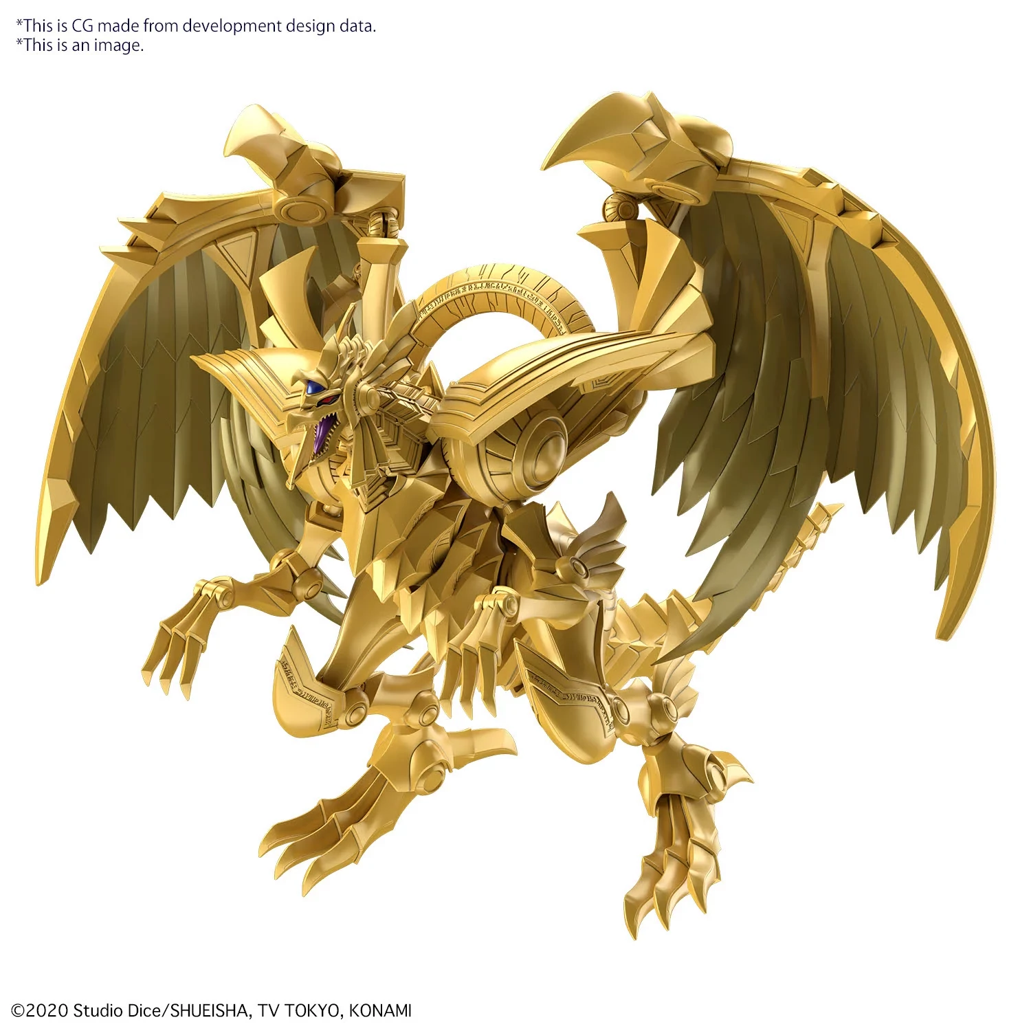 YU-GI-OH! Modell -Figure-rise stand. Amplified Winged dragon of Ra