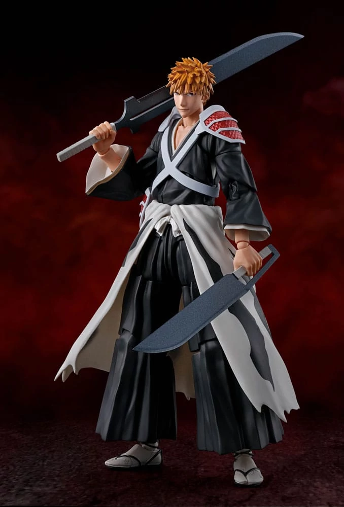 Bleach: Thousand-Year Blood War S.H. Figuarts Akciófigura - Ichigo Kurosaki Dual Zangetsu 16 cm