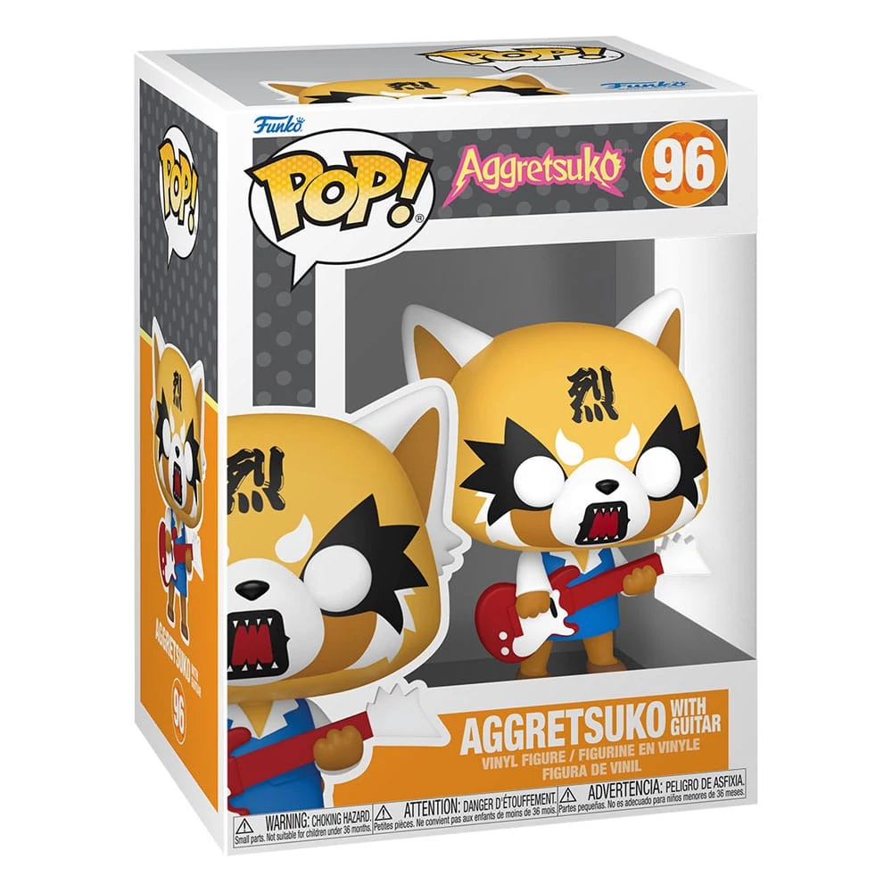 Aggretsuko POP! Figura - Aggretsuko w/ Guitar 9 cm #96