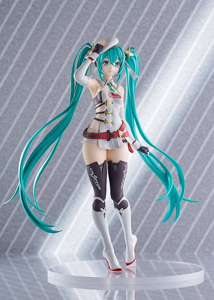 Hatsune Miku GT Project Pop Up Parade PVC Szobor - Racing Miku 2023 Ver. 17 cm