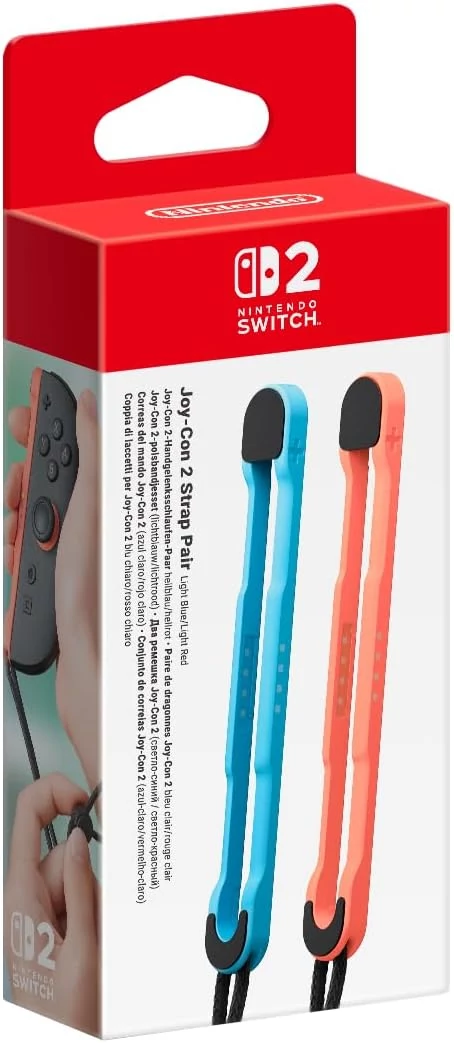Joy-Con 2 Strap Pair Light Blue / Light Red