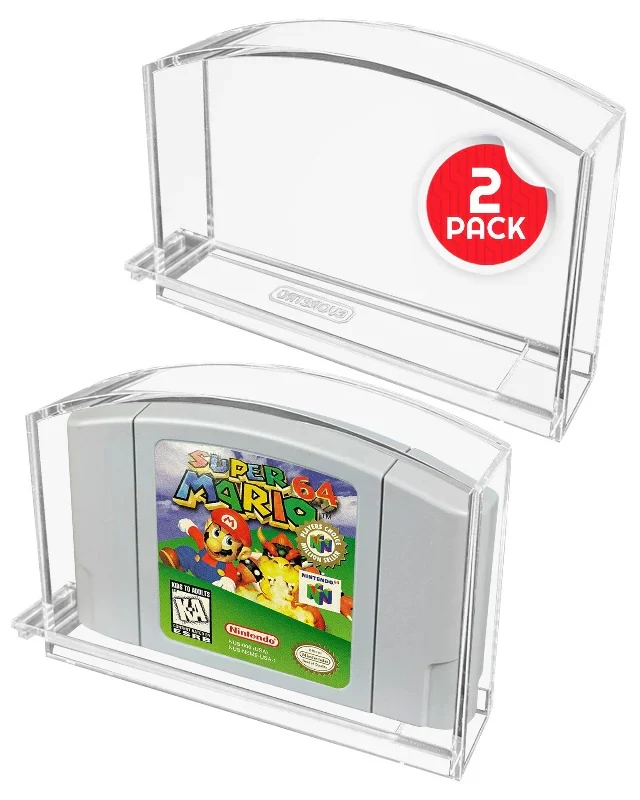 Evoretro - 2db Prémium Védőtok Nintendo 64 (N64) Kazettához