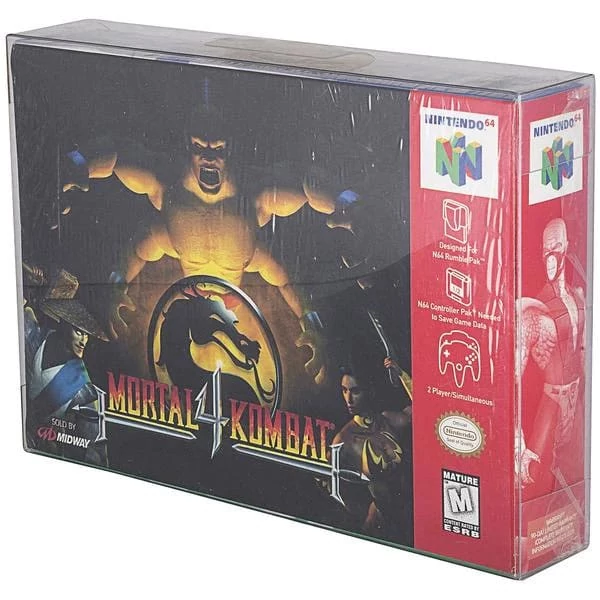 Evoretro - Super Nintendo / Nintendo 64 (SNES/N64) Védőtok Dobozos Játékokhoz