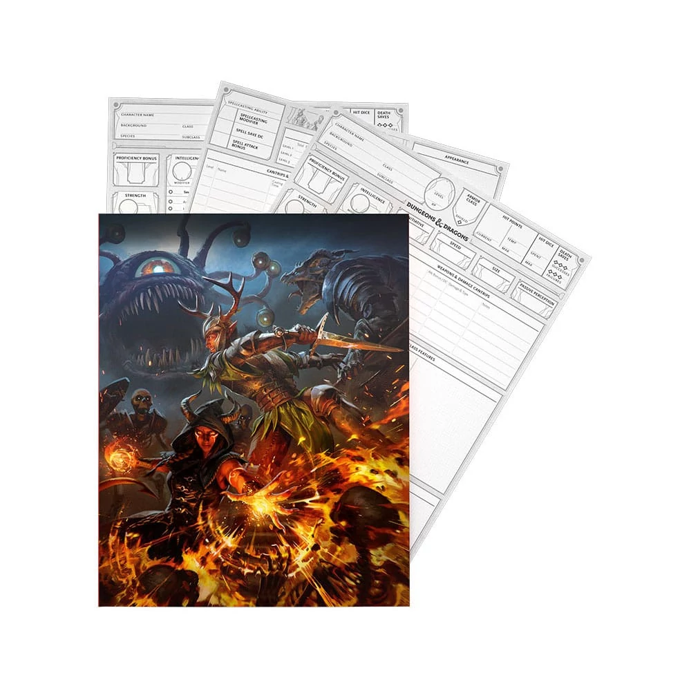Dungeons & Dragons RPG Karakter Lapok 2024 *ANGOL NYELVŰ*