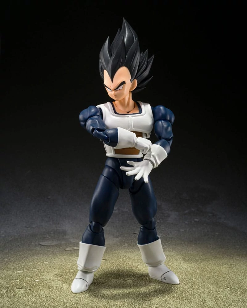 Dragon Ball S.H. Figuarts Akciófigura - Vegeta Old Battle Clothes 14 cm