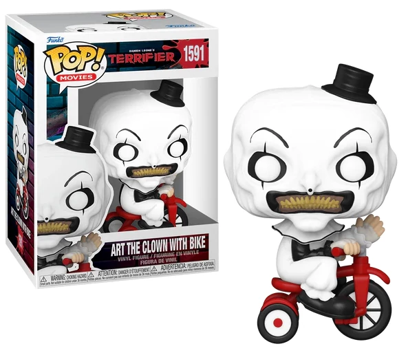 Terrifier POP! Movies Figura - Art the Clown with Bike 9 cm #1591