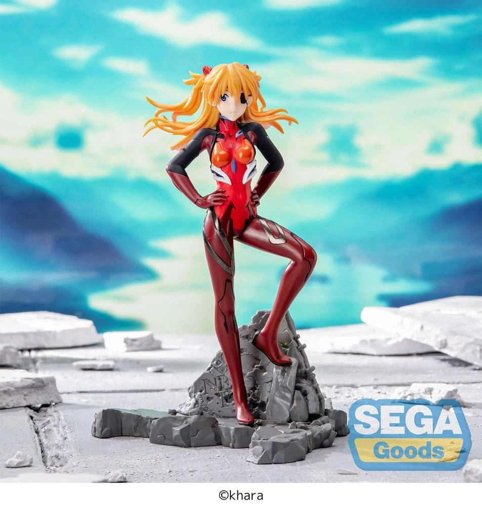 Evangelion: 3.0+1.0 Thrice Upon a Time PVC Szobor - Asuka Shikinami 30th Anniversary Ver. 23 cm