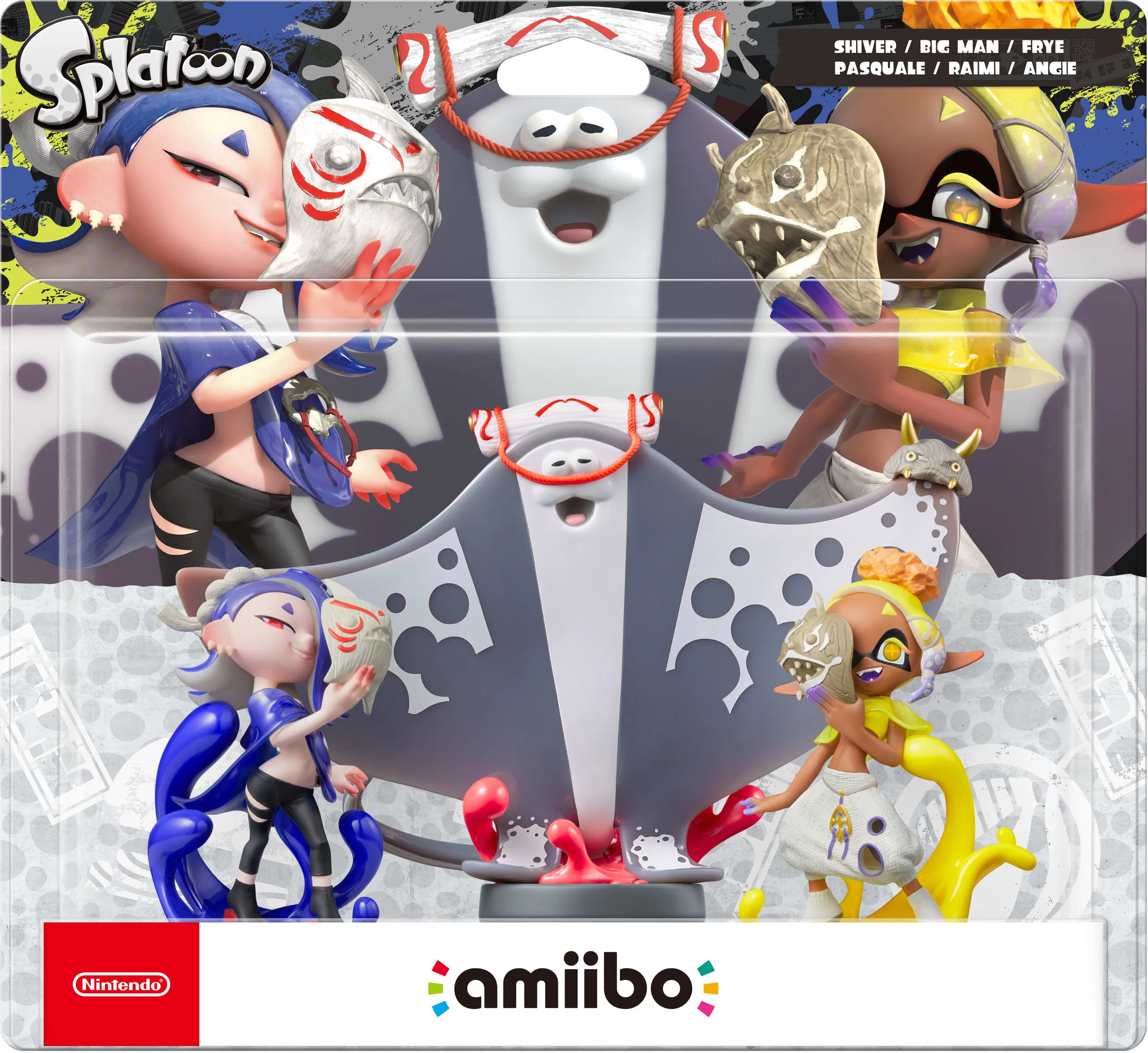 Splatoon - Shiver, Big Man and Frye amiibo