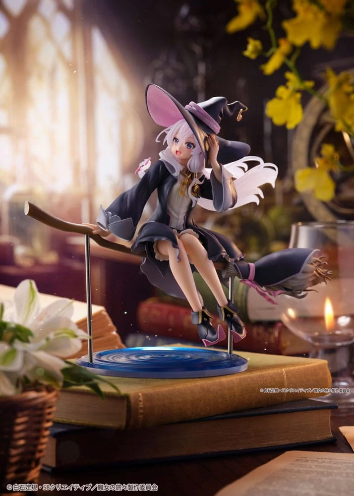 Wandering Witch: The Journey of Elaina AMP+ PVC Szobor - Elaina Witch Dress Ver. Reissue 20 cm