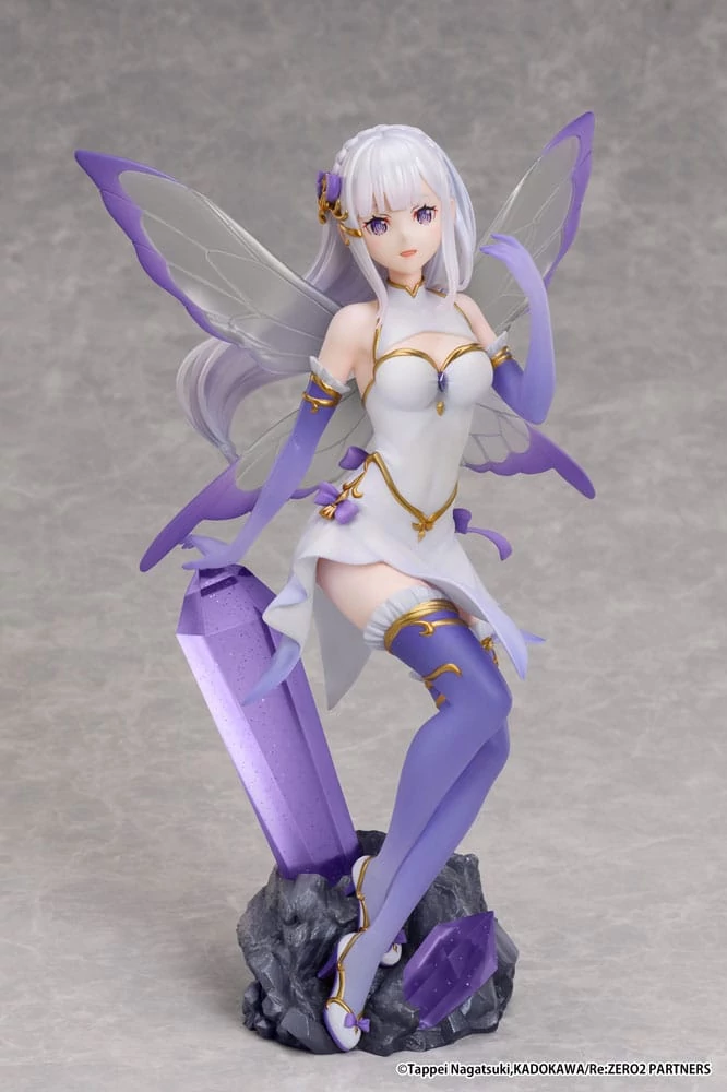 Re:Zero Starting Life in another World PVC Szobor - 1/7 Emilia Jewel Princess 24 cm