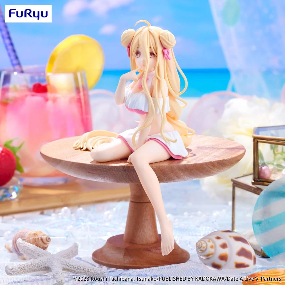 Date A Live V Noodle Stopper PVC Szobor - Mukuro Hoshimiya Swimsuit Ver. 13 cm