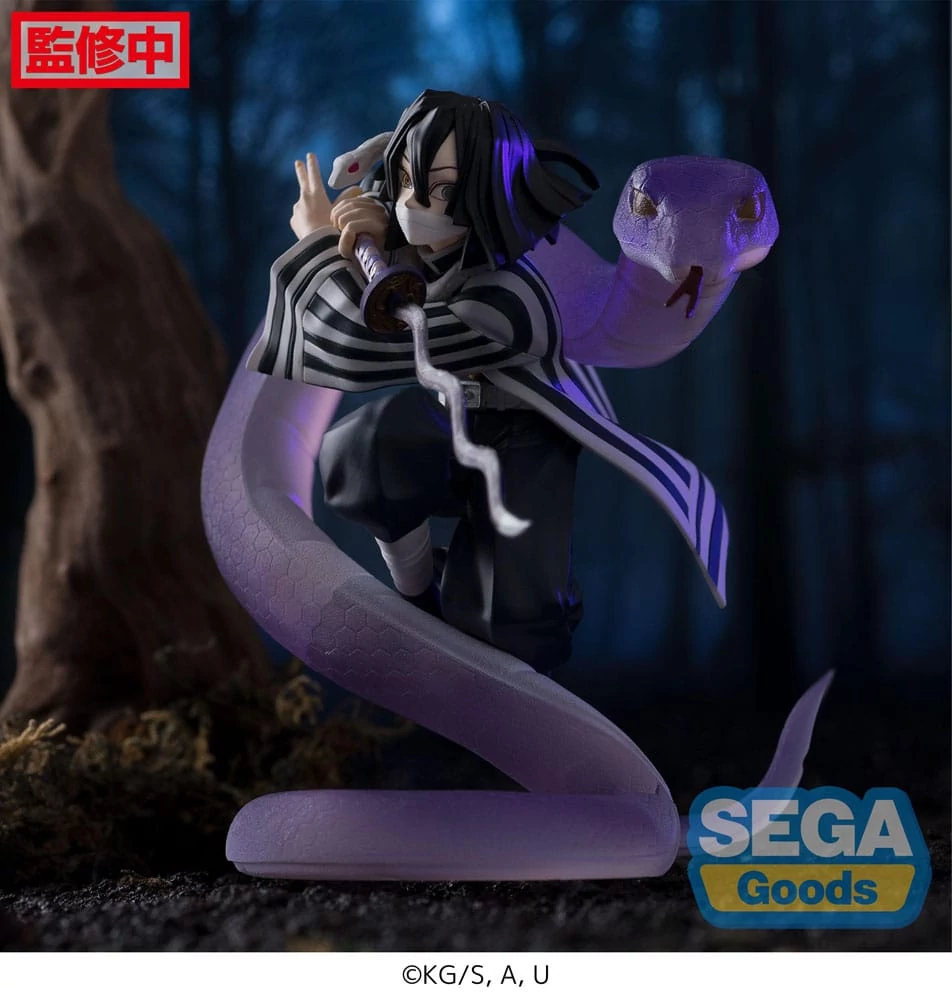 Demon Slayer: Kimetsu no Yaiba Xross Link Anime PVC Szobor - Obanai Iguro Training Arc 14 cm