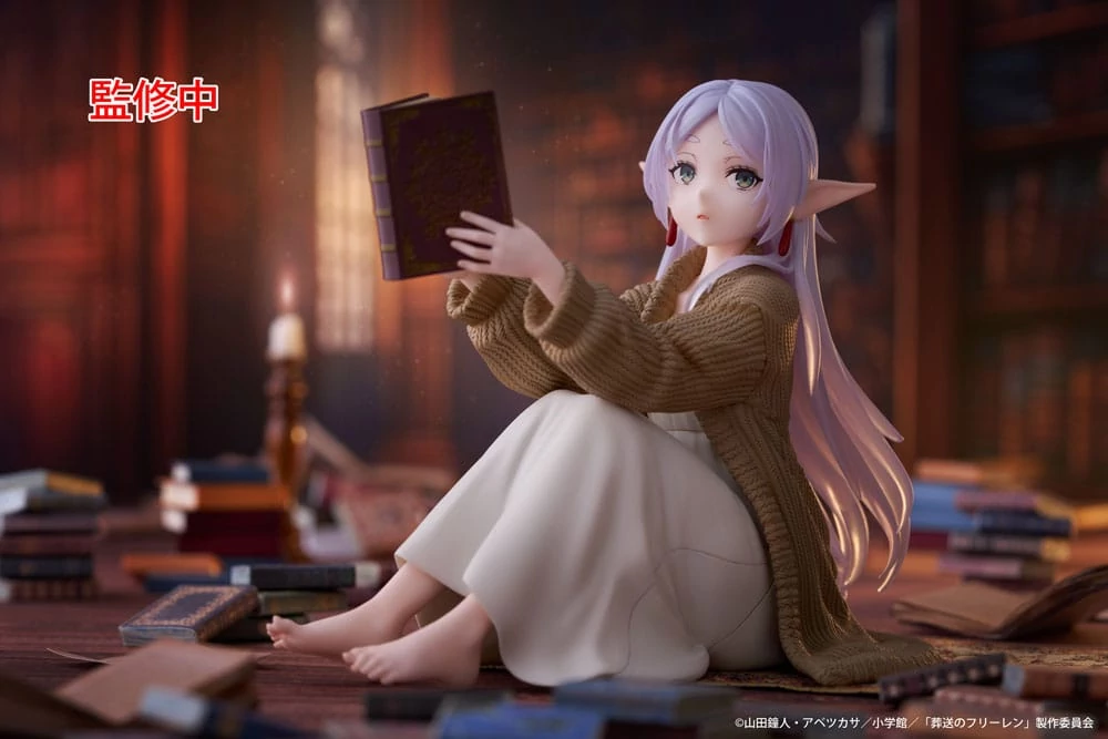 Frieren: Beyond Journey's End PVC Szobor - Desktop Cute Figure Frieren Roomwear Ver. 13 cm
