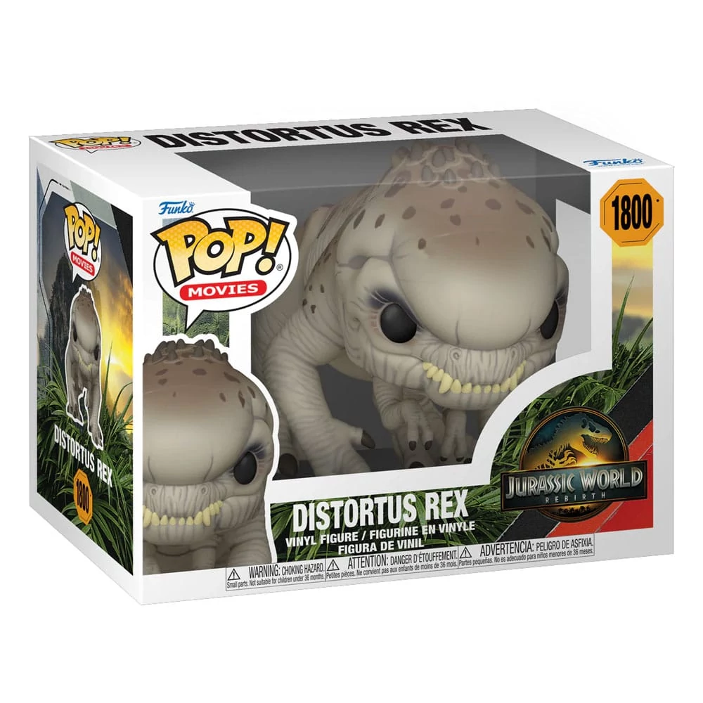 Jurassic World Rebirth Funko POP! Movies Figura - Distortus Rex 9 cm #1800